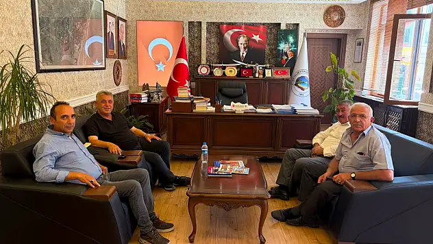 Seydiler Muhtarlar Derneği'nden Ahmet Demir'e Ziyaret
