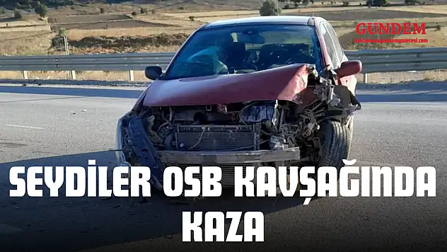 Seydiler OSB Kavşağında Kaza