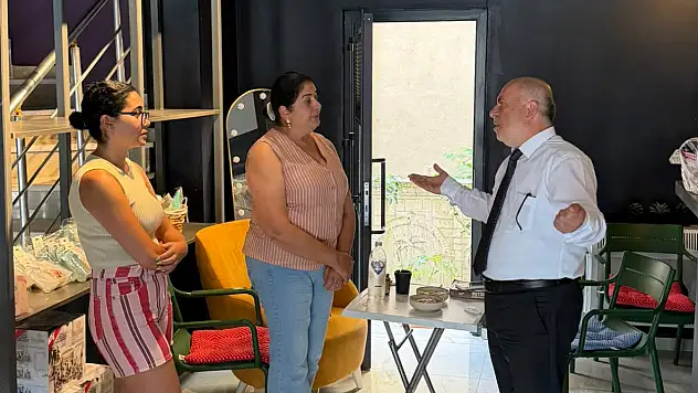 SGK İl Müdürü Şahin, Selden Etkilenen Cideli Esnafları Ziyaret Etti