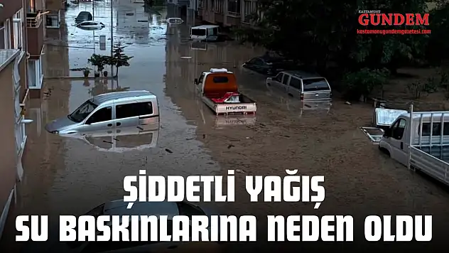 Şiddetli Yağış Su Baskınlarına Neden Oldu, Ekipler Harekete Geçti