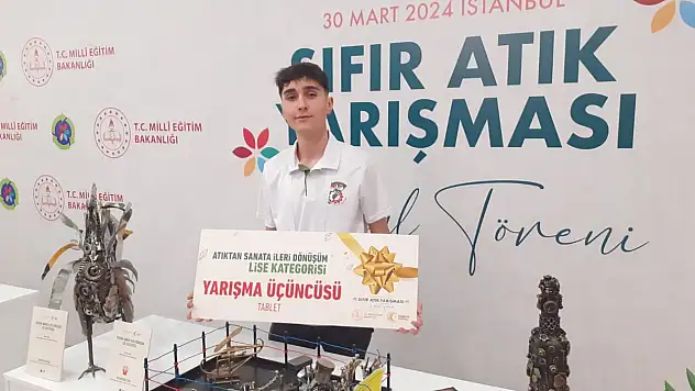 Sıfır Atık Yarışması'nda Türkiye 3'üncülüğü
