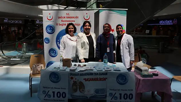 Sigaranın zararları anlatıldı