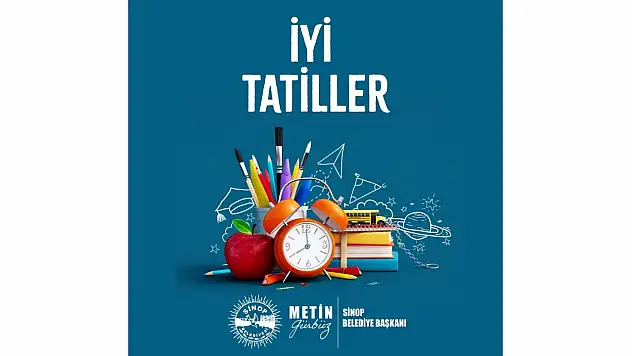 Sinop Belediyesi'nden Yarıyıl Tatili Mesajı