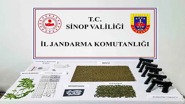 Sinop Merkezli Uyuşturucu Operasyonu: 19 Gözaltı