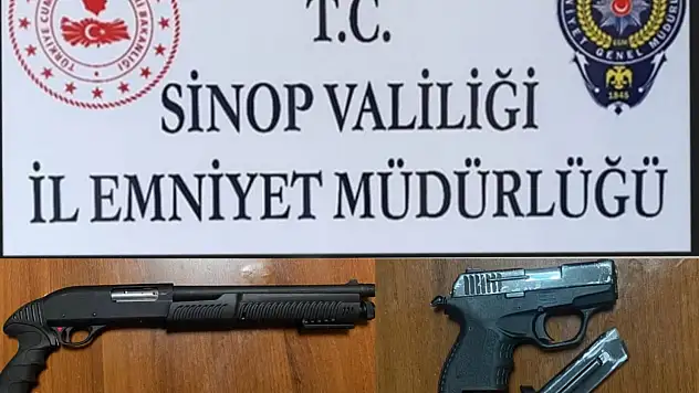 Sinop polisinden şok uygulama: 2 gözaltı