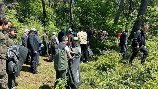 Sinop Protokolü Ormanları Temizledi