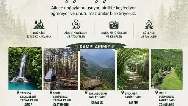 Sinop'ta 'Aile Kampı' için geri sayım başladı