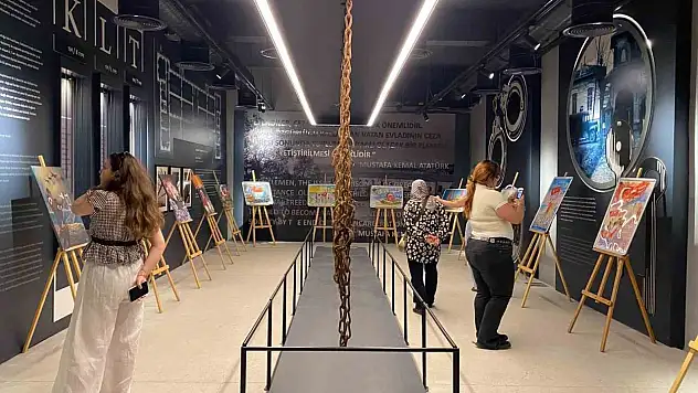Sinop'ta 'İrade Bizim, Zafer Bizim' resim sergisi