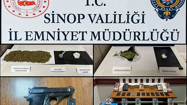 Sinop'ta 1 Haftada 23 Şüpheli Şahıs Yakalandı