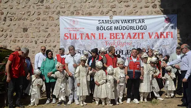 Sinop'ta 25 çocuk için sünnet şöleni