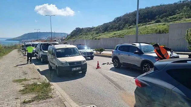 Sinop'ta Zincirleme Kaza: 2 Yaralı