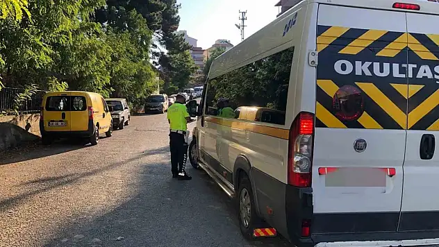 Sinop'ta 3 Servis Aracına Ceza