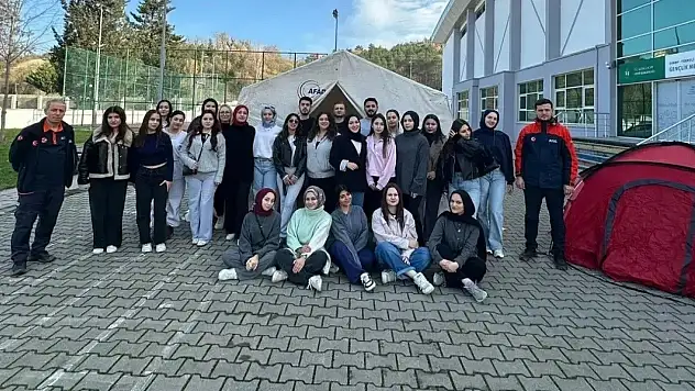 Sinop'ta AFAD Gönüllüleri Sahaya Hazır