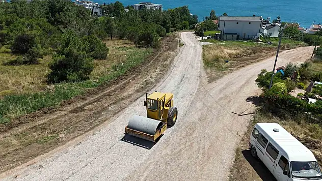 Sinop'ta Asfalt Mesaisi