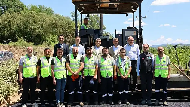 Sinop'ta asfalt sezonu başladı