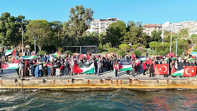 Sinop'tan Filistin'e Destek Korteji