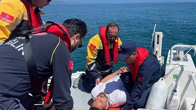 Sinop'ta Denizde Tatbikat