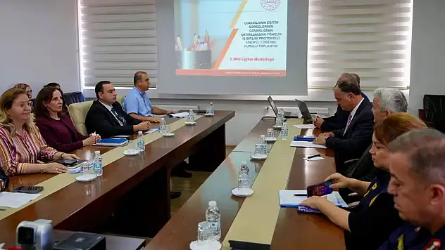 Sinop'ta eğitim güvenliği için kritik toplantı
