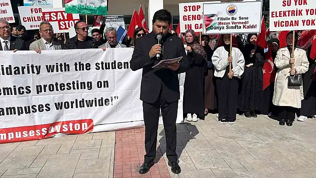 Sinop'ta Filistin'e destek programı düzenlendi