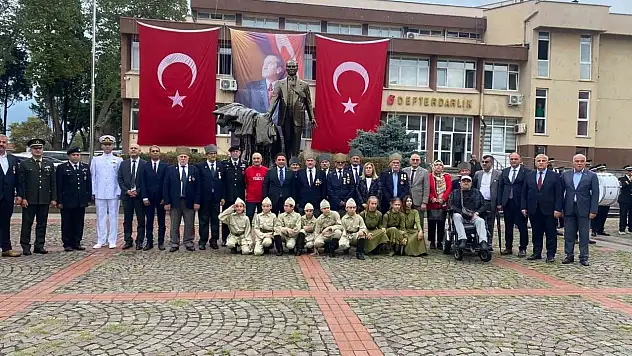 Sinop'ta Gaziler Günü yürüyüşü