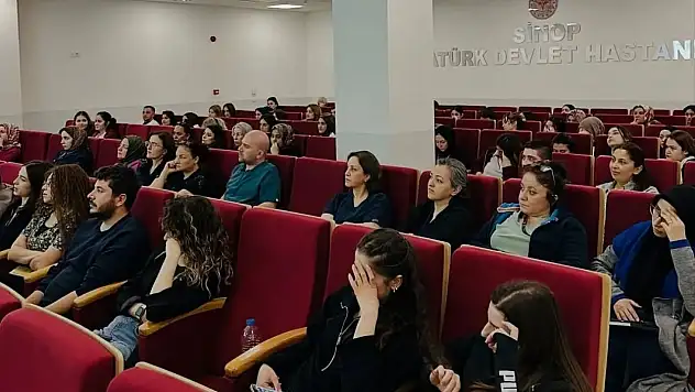 Sinop'ta Hastane Personeli Afetlere Karşı Bilinçleniyor