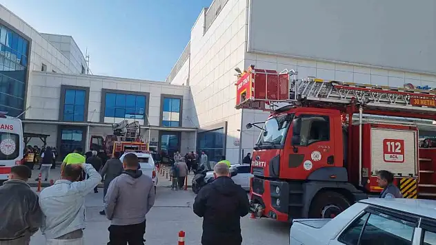 Sinop'ta hastanede yangın paniği