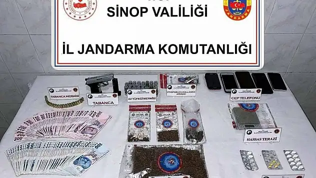 Sinop'ta Jandarmadan Uyuşturucu Tacirlerine Darbe