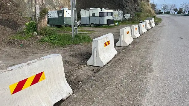 Sinop'ta Karavan İşgaline 'beton' Set