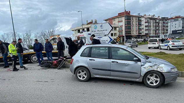 Sinop'ta kaza, bir yaralı