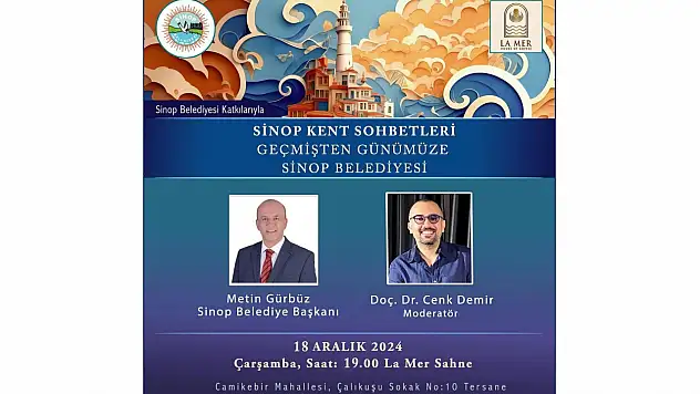 Sinop'ta Kent Sohbetleri Başlıyor