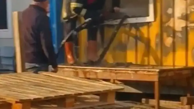 Sinop'ta Konteyner Yangını Korkuttu