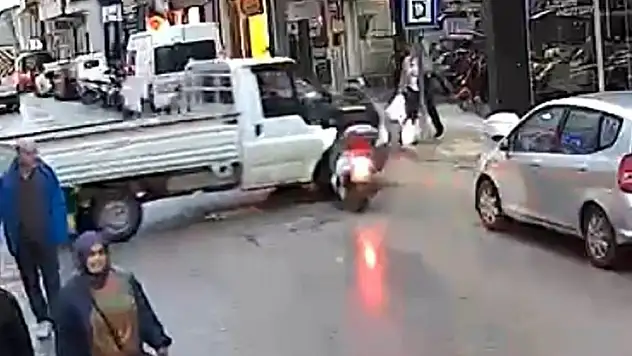 Sinop'ta motosiklet kamyonete çarptı: 1 yaralı