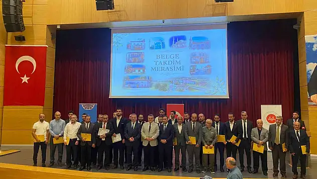 Sinop'ta örnek cami bahçelerine başarı belgesi