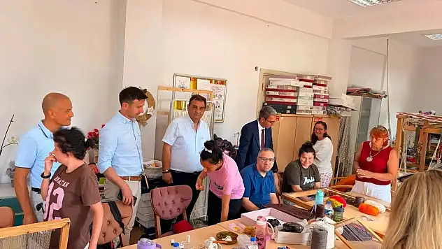Sinop'ta özel bireyler el sanatlarıyla engelleri aşıyor