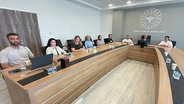 Sinop'ta sağlıklı hayat merkezi hizmetleri değerlendirildi