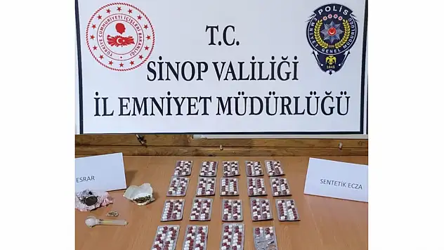 Sinop'ta şok uygulama: 3 gözaltı