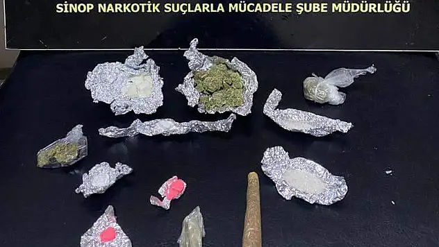 Sinop'ta şok uyuşturucu operasyonu, çok sayıda kişi gözaltında