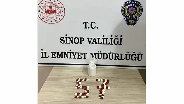 Sinop'ta Şüpheli Şahıstan Uyuşturucu Çıktı