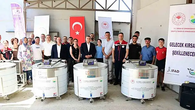 Sinop'ta Süt Üreticilerine Destek
