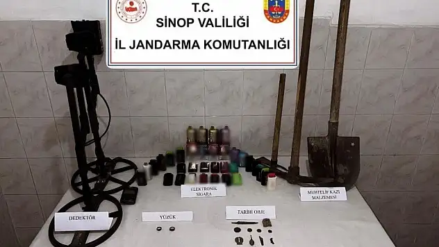 Sinop'ta Tarihi Eser Kaçakçılığı Operasyonu: 1 Gözaltı