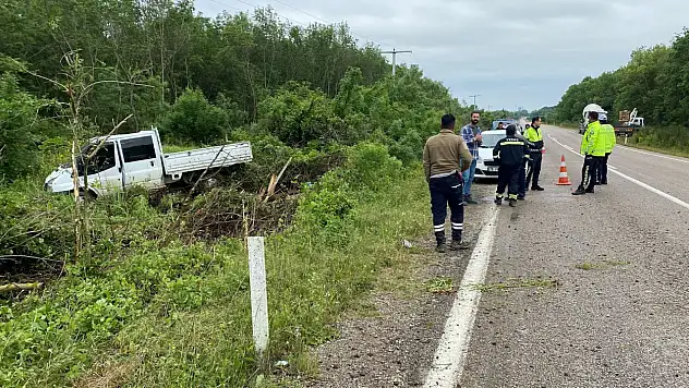 Sinop'ta trafik kazası: 2 yaralı