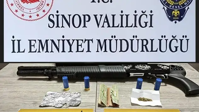 Sinop'ta uyuşturucu gözaltısı!