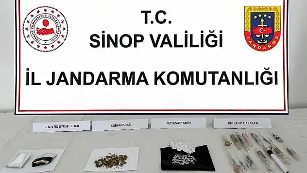 Sinop'ta uyuşturucu madde ele geçirildi