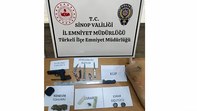 Sinop'ta Uyuşturucu Operasyonu: 2 Gözaltı