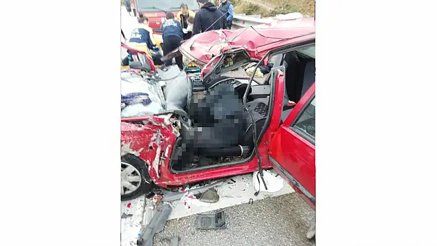 Sinop'ta yürek burkan kaza: 4 ölü, 1 yaralı
