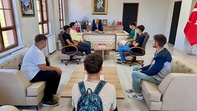 Kastamonu'ya Gelen Çocuklar İl Müdürlüğünü Ziyaret Etti