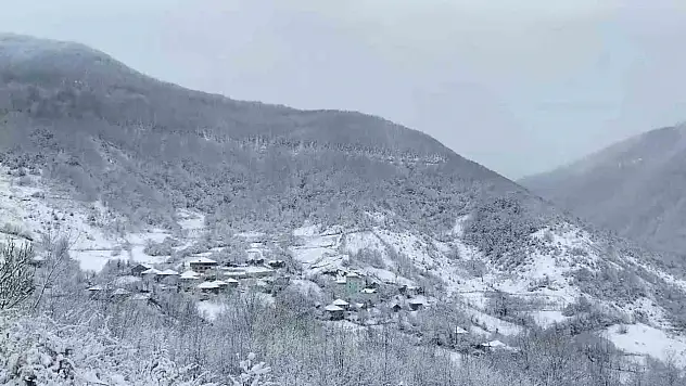 Sinop'un Yüksek Kesimleri Beyaza Büründü