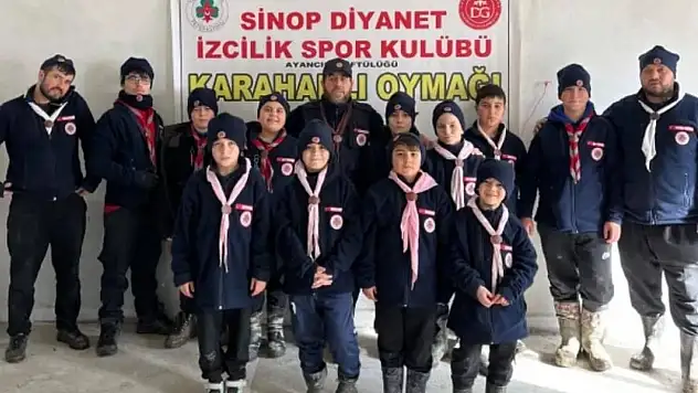 Sinoplu İzcilerden Zorlu Kış Kampı