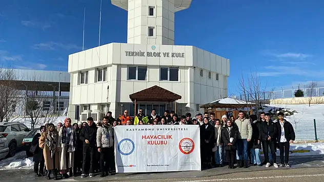 Sivil Havacılık Yüksekokulu Öğrencileri Sahada