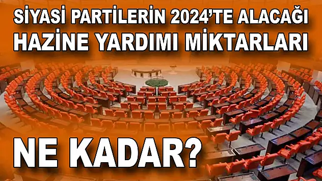 Siyasi Partilerin 2024'te Alacağı Hazine Yardımı Miktarları Ne Kadar?